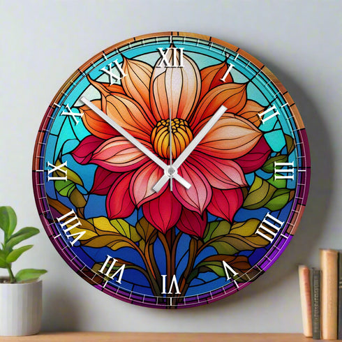 Dahlia Suncatcher Effect Clock